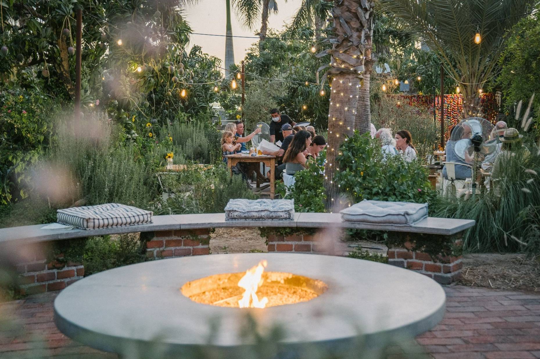 Flora Farms fire pit